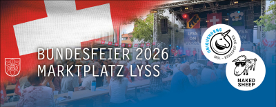 Bundesfeier auf dem Marktplatz Lyss
