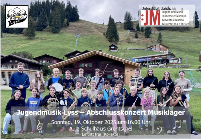 Jugendmusik Lyss – Abschlusskonzert Musiklager