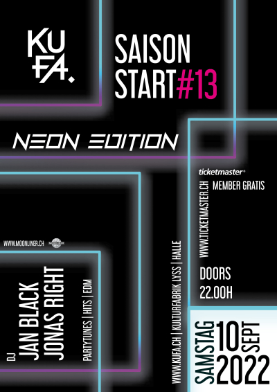 SAISONSTART #13 – NEON EDITION