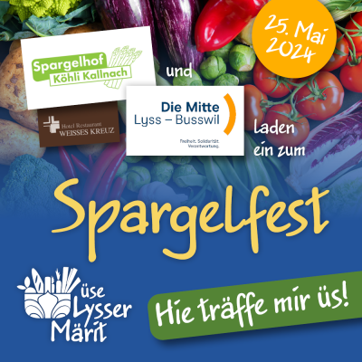 Üse Lysser Märit – Themenanlass Spargelfest