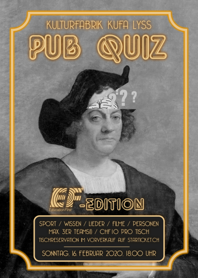 Pub Quiz - EF Edition