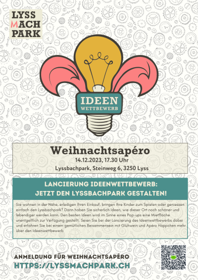 Lancierung Ideenwettbewerb 'Vo Lyss, für Lyss'