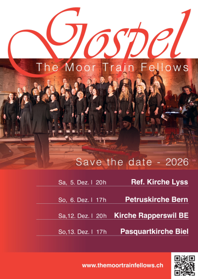 Holdin’ On – Die Gospeltour 2026 von The Moor Train Fellows