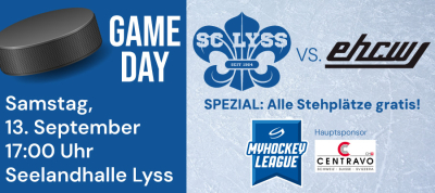 Eishockeyspiel SC Lyss