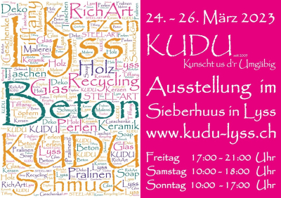 KUDU-LYSS      Kunst us d'r Umgäbig