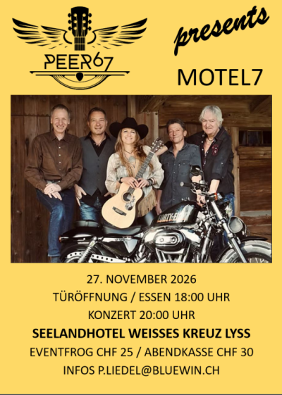 MOTEL7  - Country Rock - LIVE mit Tanz