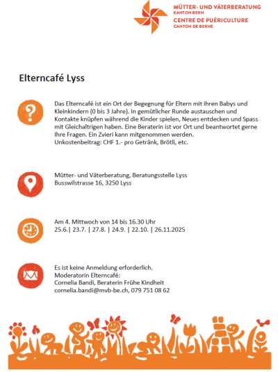 Elterncafé Lyss / Krabbelgruppe