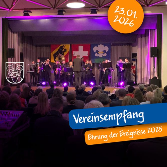 Vereinsempfang 23.01.2026, Ehrung der Ereignisse 2025
