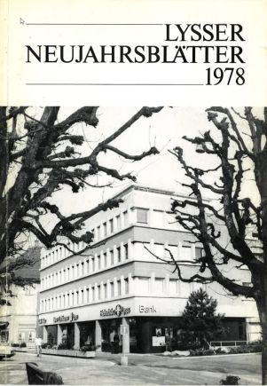 Lysser Neujahrsblätter 1978