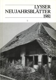Lysser Neujahrsblätter 1981