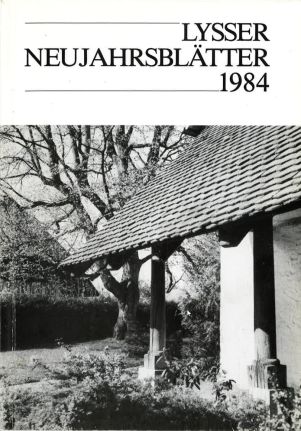 Lysser Neujahrsblätter 1984