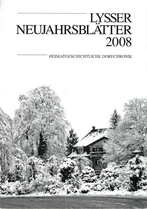 Lysser Neujahrsblätter 2008