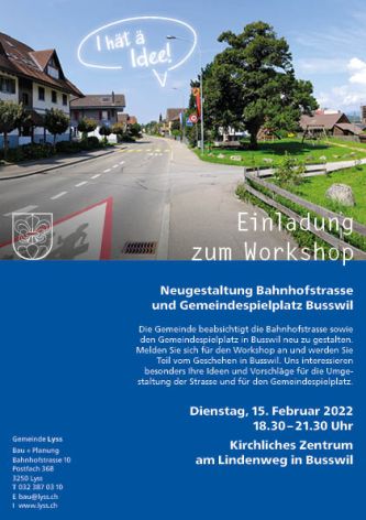 Flyer Einladung zum Workshop