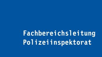 Fachbereichsleitung Polizeiinspektorat