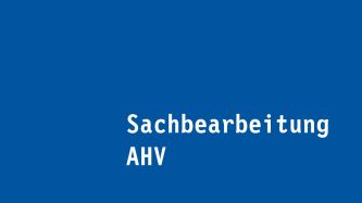 Sachbearbeitung AHV